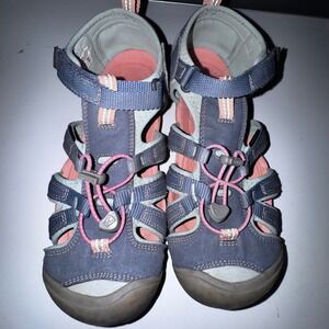 KEEN Unisex Kid Seacamp 2 CNX Closed Toe Water Sandals Flint Stone Ocean Wave 7